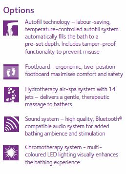 Gainsborough Ezara Bath Options