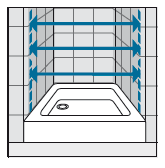 Measurement Drawing for shower Cubicle2