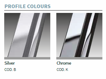 Novellini Evo Profile Colour Options