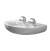 AKW - LIVENZA - Washbasin 500mm, 2TH