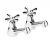 AKW - Cross Head Basin Taps (¼ Turn) Dementia-Friendly Design