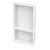 AKW - Wall Shower NICHE, 2 Shelfs, 687 x 406mm (27802WH-UK)