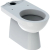 Geberit Selnova floor-standing WC for close-coupled exposed cistern, washdown, vertical outlet, semi-shrouded