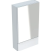 Geberit - SELNOVA - Square Mirror Cabinet (1 Door & 1 Pull-Down Door, WHITE, 493 x 850)