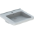 Geberit - SELNOVA - Comfort Square Washbasin (Barrier-Free, 650mm, Centred 1TH, Visible Overflow)