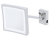GEESA - Shaving Mirror 2-Arms & LED Light (Square Frame, 5x Magnification, Chrome)