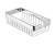 GEESA - BASKET - Shower basket, 190 x 90 x 50mm (19cm, Chrome)