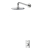 Aqualisa - VISAGE - Concealed Digital Shower with Fixed Head (HP/Combi / Gravity Pumped)