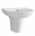 Deia / Belini Basin - shown with semi pedestal (sold separately)