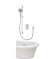 Aqualisa - DREAM - SQUARE Thermostatic Mixer Shower with Adj. Head & Bath Fill