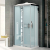 Novellini - Glax 3 A100x80 - Offset Corner Entry Shower Cubicle