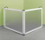 Impey Carer Supreme Folding Freestanding Screens 2 x 650mm Wide 750mm High
