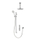 Aqualisa - iSystem - Smart Dual Outlet Concealed for HP/Combi - Adj. Head & Ceiling Drencher (HP / Combi / Gravity)
