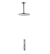 Aqualisa - iSystem - Smart Concealed with Ceiling Fixed Drencher (HP / Combi / Gravity Pumped)