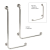 Bathex Knowle L Shaped Grab Rails 