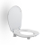 With stabilising buffers and special hinges adapted to raised toilet seat