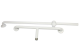 1200x300x300 T shape grab rail - epoxy coated ss - White