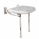 AKW 4000 Series Extra Wide Fold Up Shower Seat, Grey Padded