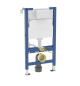 Geberit Duofix element for wall-hung WC, 98 cm, with Alpha concealed cistern