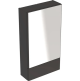 Geberit - SELNOVA - Square Mirror Cabinet (1 Door & 1 Pull-Down Door, LAVA, 470 x 850)