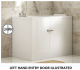 Contour - BLAKEMERE - Deep Soaker Walk-In Bath (1210 x 650mm)