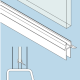 Novellini - Accessories - Lower Horizontal Seal for 6mm (Vinyl / Tiled) R55SPBOA01-TR
