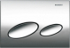 Geberit - KAPPA 20 - Dual Flush Plate for 150mm KAPPA Cistern (Gloss Chrome)