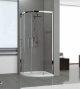 Novellini Kuadra R Curved Sliding Door Enclosure