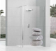 Novellini Kuadra Walk 3 In Art Shower Screen Fixed