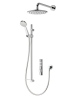 Aqualisa - iSystem - Dual Outlet Concealed for HP/Combi/Gravity - Adj. Head & Wall Fixed Drencher