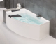 Novellini - DIVINA O - Offset Corner Bath Tub (1650 x 980 x H:630mm, Standard)