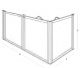 FC - OPTION F - PRO-DOOR - Corner Entry Bi-Fold / Single Door (Advance Rise & Glide Door System)