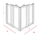 FC - OPTION L - PRO-DOOR - Corner Entry Sliding Doors (Advance Rise & Glide Door System)