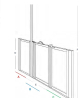 FC - OPTION U - PRO-DOOR - Front Entry Bi-Fold Door with Fixed Panel (Advance Rise & Glide Door System)