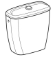 Twyford Option exposed cistern, close-coupled, for floor-standing WC