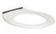 N&C - Advanced - Toilet Seat, No Cover, Stainless Steel Hinge & Retaining Buffer (Non-Returnable)
