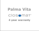 Palma Vita Closomat 4 year warranty