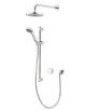 Aqualisa - QUARTZ BLUE - Dual Outlet, Concealed Smart Shower with Adj. & Fixed Wall Heads (HP/Combi / Gravity Pumped) 