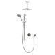 Aqualisa - QUARTZ TOUCH - Concealed Smart Shower with ADJUSTABLE & FIXED CEILING HEADS (HP/Combi / Gravity Pumped)