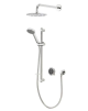 Aqualisa - QUARTZ TOUCH - Concealed Smart Shower with ADJUSTABLE & WALL FIXED HEADS (HP/Combi / Gravity Pumped)