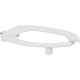 Toilet seat Dania with open front, without cover, 50 mm raised