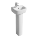 T0595 1 Left Taphole 35cm Basin