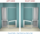 AKW - Contour - WF21 - Single Shower Door Opens Outwards Allowing Full Access (With a Vertical Curtain Rail Support) (Email for Quote)