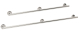 Bathex Yardley 3 Flange Grab Rail 1000mm & 1250mm (Stainless Steel 25mm)