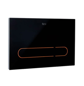 EP1 - Electronic operating plate for concealed cistern with automatic or touchless dual flush (Glass finish)