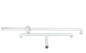 1110x300x300 Stand Alone T shape SS epoxy grab rail - White