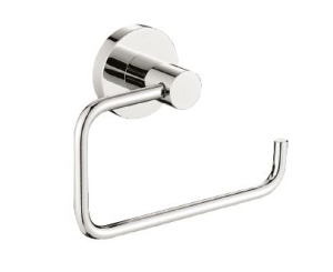 Toilet Roll Holder - Chrome Plated Brass / Stainless Steel