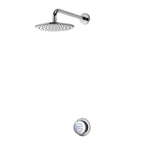 Aqualisa - QUARTZ CLASSIC - Concealed Smart Shower with Fixed Wall Head (HP/Combi / Gravity Pumped)
