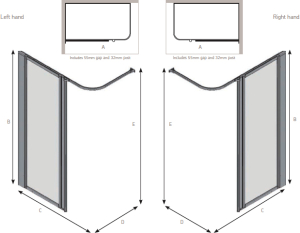 AKW Option HFW Silverdale technical drawing