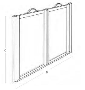 FC - OPTION A - PRO-DOOR - Front Entry Single Doors (Advance Rise & Glide Door System)